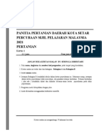 Kertas Trial Pertanian Kedah (Kota Setar) K1 2021