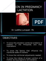 Nutrition in Pregnancy Lactation