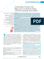 Hyaluronic Acid Embolism Treated With Subcutaneous High and Low Hyaluronidase Doses: Efficacy and Surrounding Tissue Effect