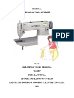 PROPOSAL Mesin Jahit