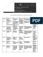 Diário Semanal de Planejamento de Atividades para Autoestima