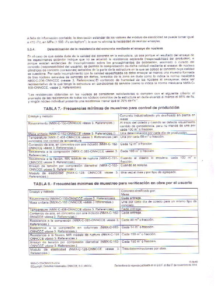 NMX C 155 Onncce 2014 | PDF