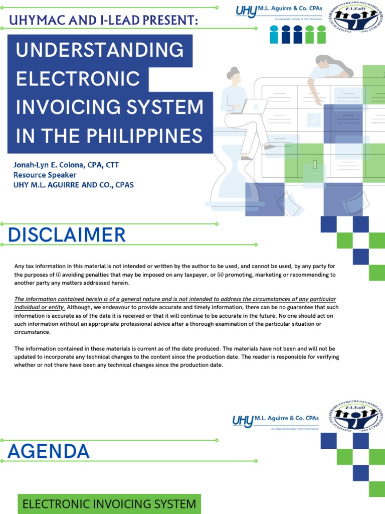 Understanding Electronic Invoicing System in The Philippines | PDF ...