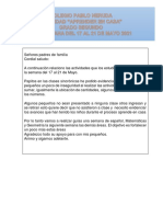 Actividades estudiantiles semana del 17 al 21 de Mayo