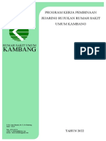 Program Kerja Pembinaan Jejaring Rujukan RS Umum Kambang 2022