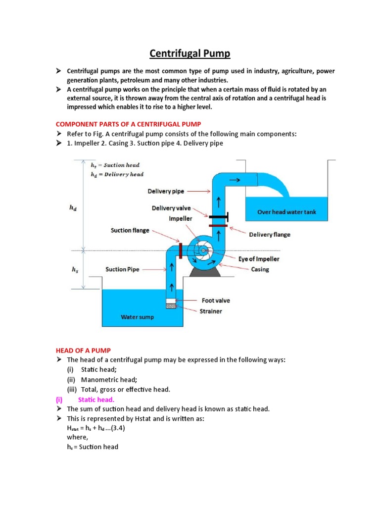 Centrifugal Pump Pdf