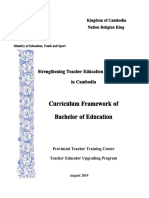 Curriculum Framework of B.ED - English Final Version (STEPCam) PDF