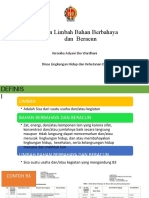 Pengelolaan Limbah Bahan Berbahaya Dan Beracun: Veronika Adyani Eko Wardhani Dinas Lingkungan Hidup Dan Kehutanan DIY