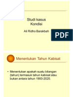 3 - Studi Kasus Kondisi