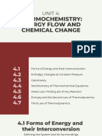 Thermochemistry Energy Flow Chemical Change