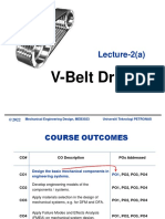 MEB3023 - Lecture2 (A) - V Belt Drivers