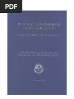 Normas Presentacion Tesis Informe Profesional