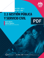 2.1 Estado y Gestion Gestion Publica y Servicio Civil
