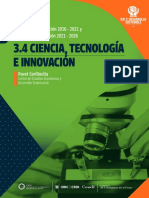 3.4 Desarrollo Sostenible Ciencia Tecnologia e Innovacion