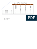 Jadwal Peta Shalat