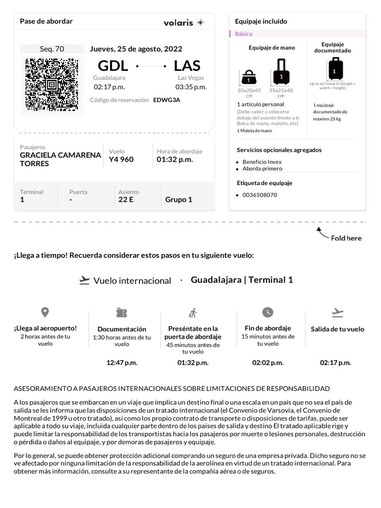 Combo Flexibilidad Volaris Que Incluye