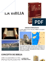 Origen e historia de la Biblia