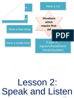 First Aid Situations and Responses