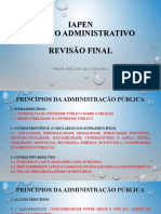 Princípios da administração pública e controle administrativo