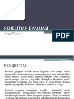 Penelitian Evaluasi