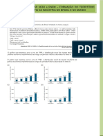 Exercícios Vestibular Uerj e Enem - Formação Do Território Brasileiro e Geografia Da Indústria No Brasil e No Mundo