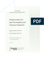 Burns & Mayne 1998 - CPTU Permeability Environmental