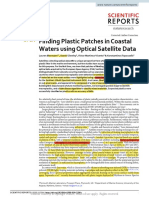 Finding Plastic Patches in Coastal Waters Using Op1