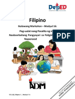 Filipino1 Q2 Mod16 Pag-uulatnangPasalitangmga-NaobserbahangPangayayrisaPaligidatsamgaNapanood Version2