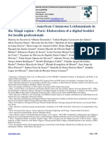 Morbimortality in American Cutaneous Leishmaniasis in The Xingú Region - Pará: Elaboration of A Digital Booklet For Health Professionals