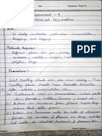 XII Biology Experiment