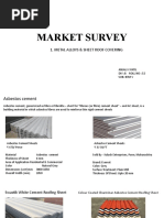 Market Survey: 1. Metal Alloys & Sheet Roof Covering