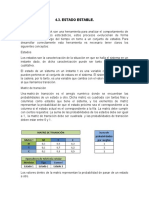 Cadena de Markov-Estado Estable