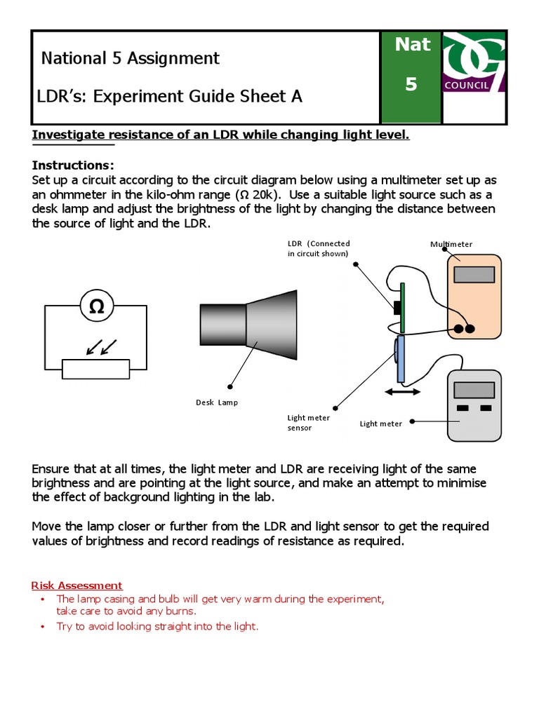 n5-assignments-experiment-guide-sheets-ldr-pdf-electrical