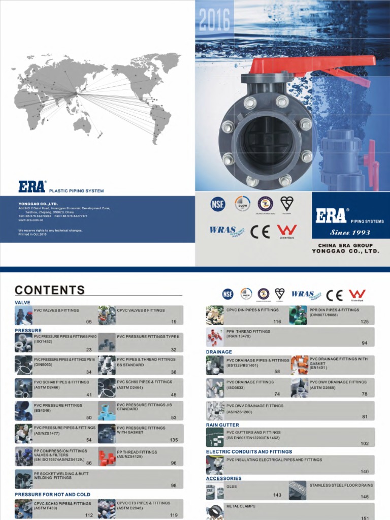 2016 ERA Comprehensive Catalogue PDF
