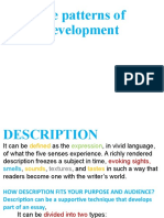 Academic Reading Patterns of Development