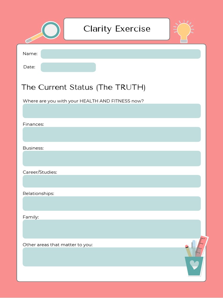 Pink Teal Back To School Student Questionnaire Worksheet2 PDF