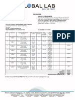 Invoice of Calibration CTM Weight Balance