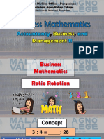 Business Math Ratio Rotation