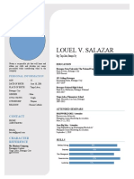 Louel V. Salazar CV