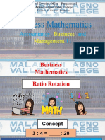 Business Math Ratio Rotation