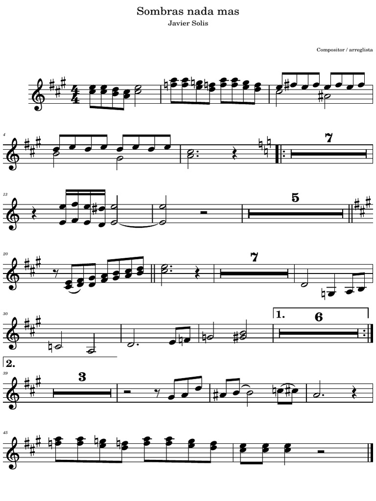 Sombras Nada Mas Letra Hector Lavoe