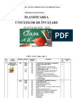Planificare - Calendaristica - Cls 2