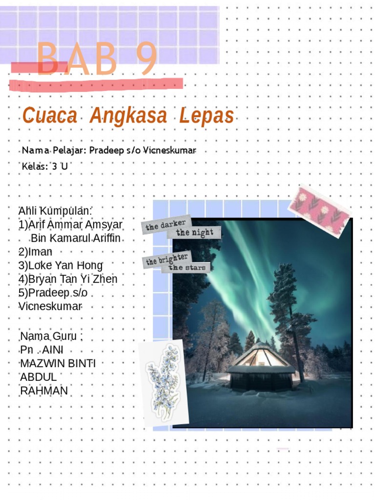 Cuaca Angkasa Lepas dan Matahari | PDF | Sains & Matematika