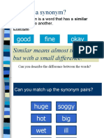 Synonym Lesson