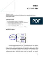 Bab Iii Ikatan Kimia: Kompetensi Dasar