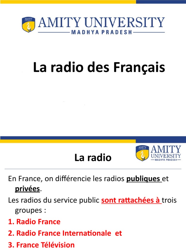 2 La radio des Français PDF