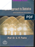 A Quick Approach To Statistics by G.R.pashA