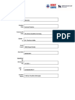 BSc (Hons) Quantity Surveying module contract practice coursework