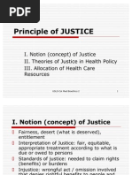 Principle of JUSTICE