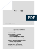 Resumo de Risc X Cisc